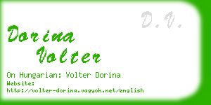 dorina volter business card